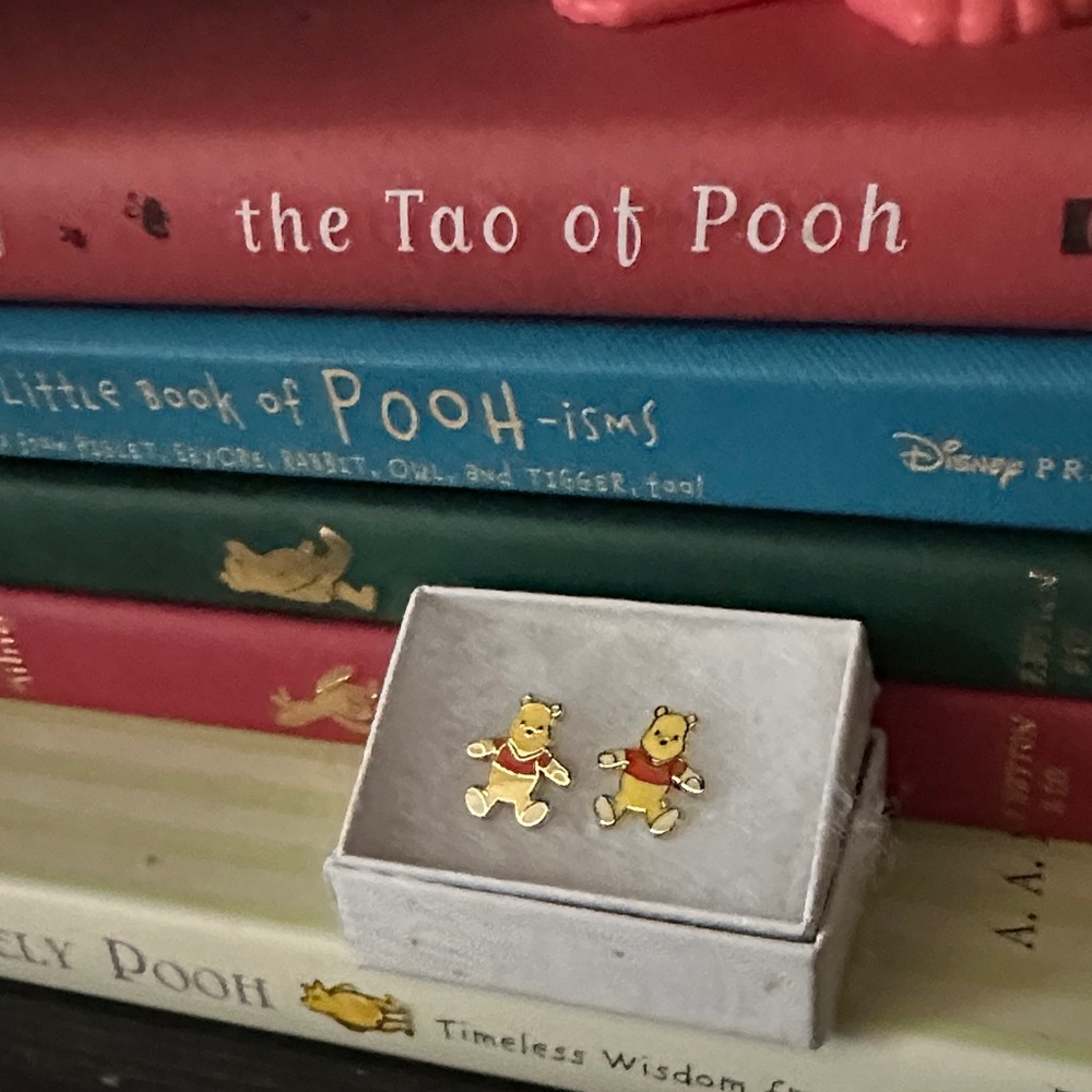 New Winnie the Pooh Enamel Earrings